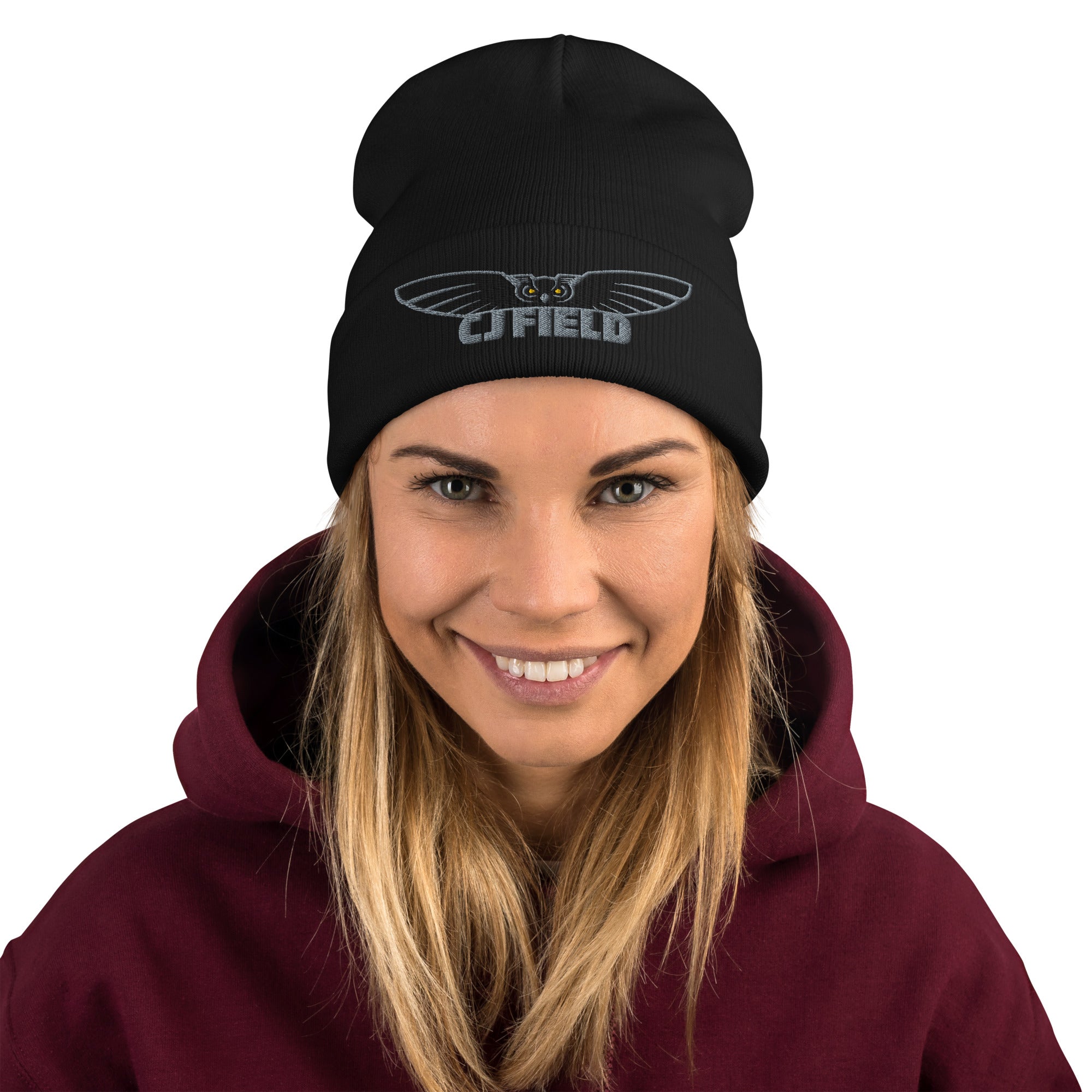 CJ Field Embroidered Beanie