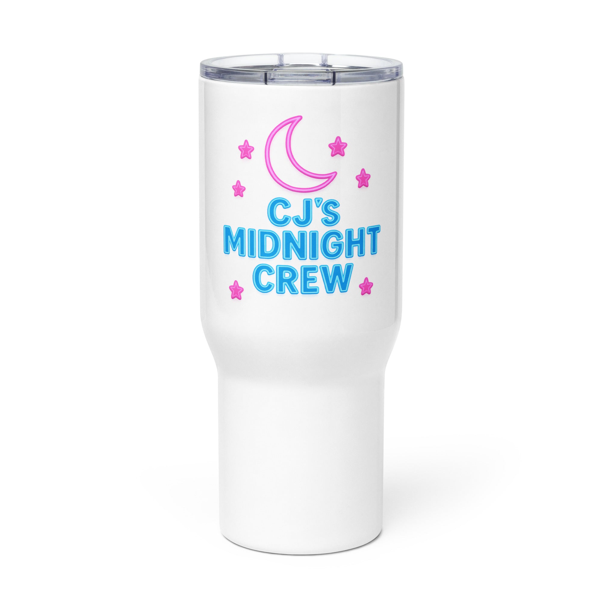 CJs Midnight Crew Travel Mug with a Handle – CJ Field