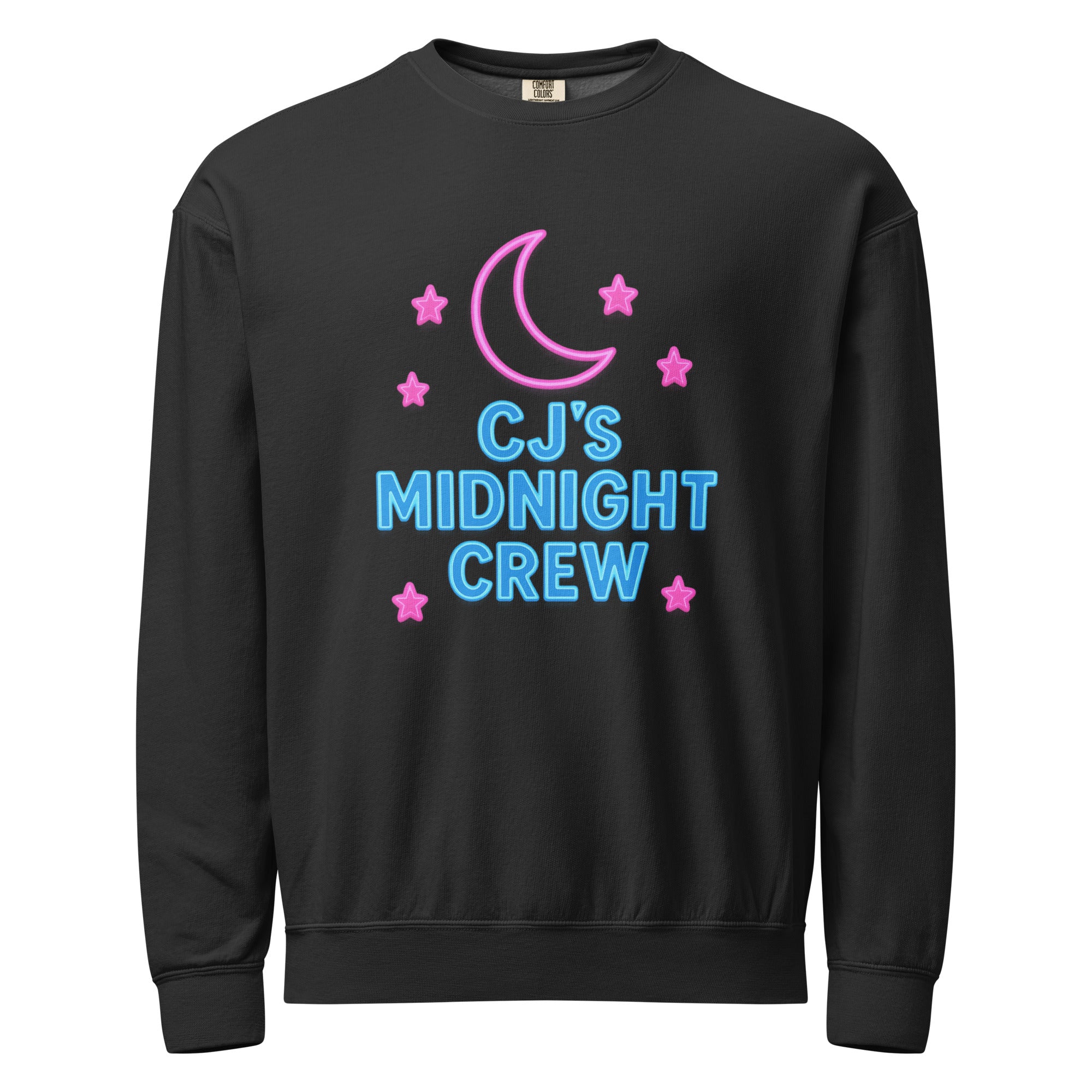 CJ's Midnight Crew Unisex Fleece Comfort Colors Sweatshirt – CJ Field